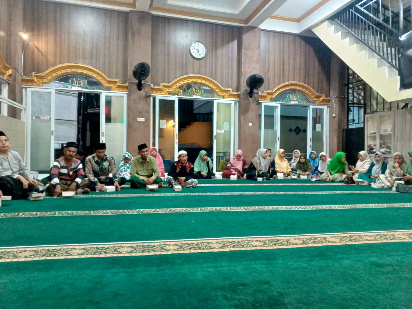 Foto Masjid Baitul Muttaqin Bancarkembar Ketempatan Lailatul Ijtima MWC NU Purwokerto Utara 
