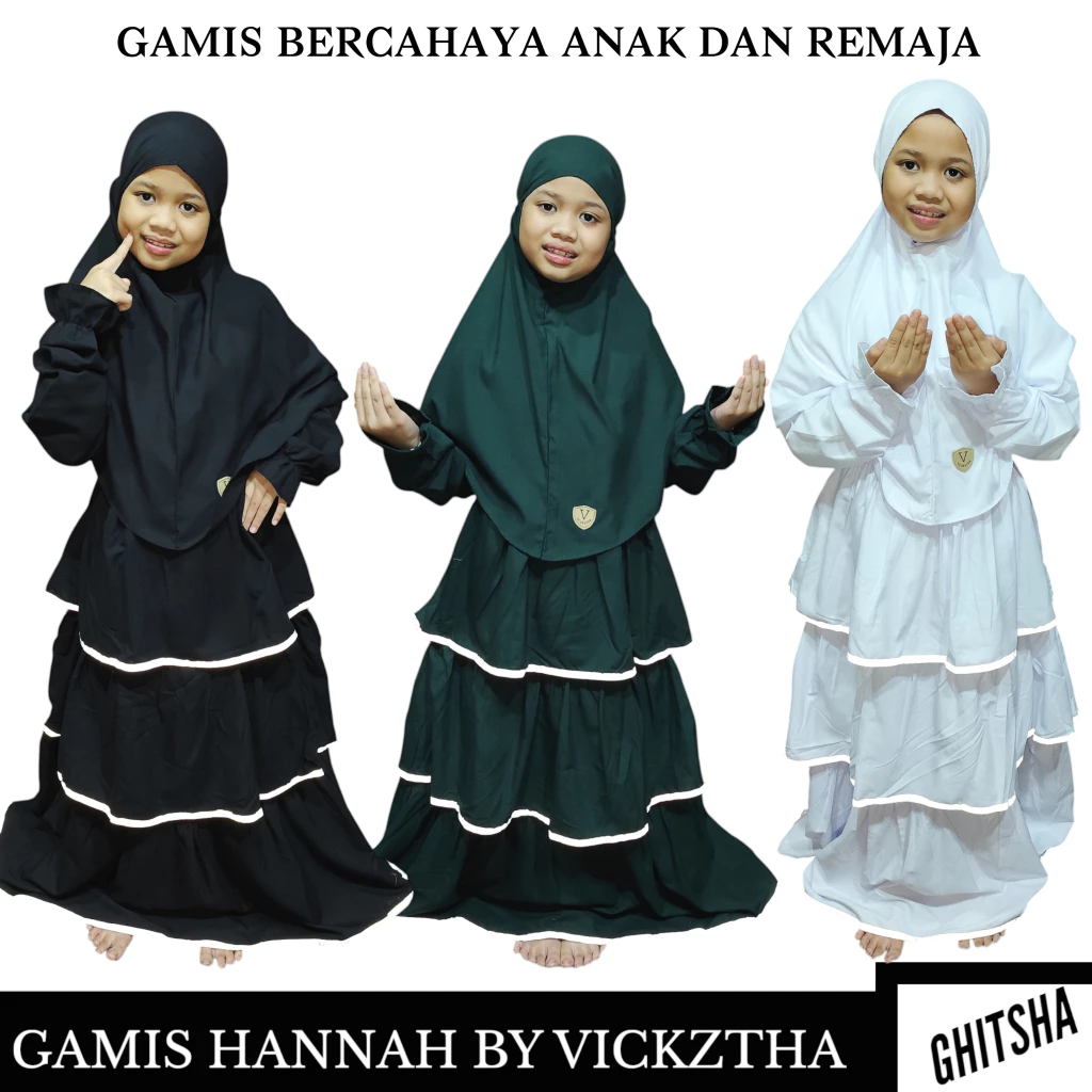 GAMIS IBU ANAK BAHAN KATUN PM - GAMIS IBU DAN ANAK SYAR'I - COUPLE MOMS+KIDS - GAMIS TERBARU