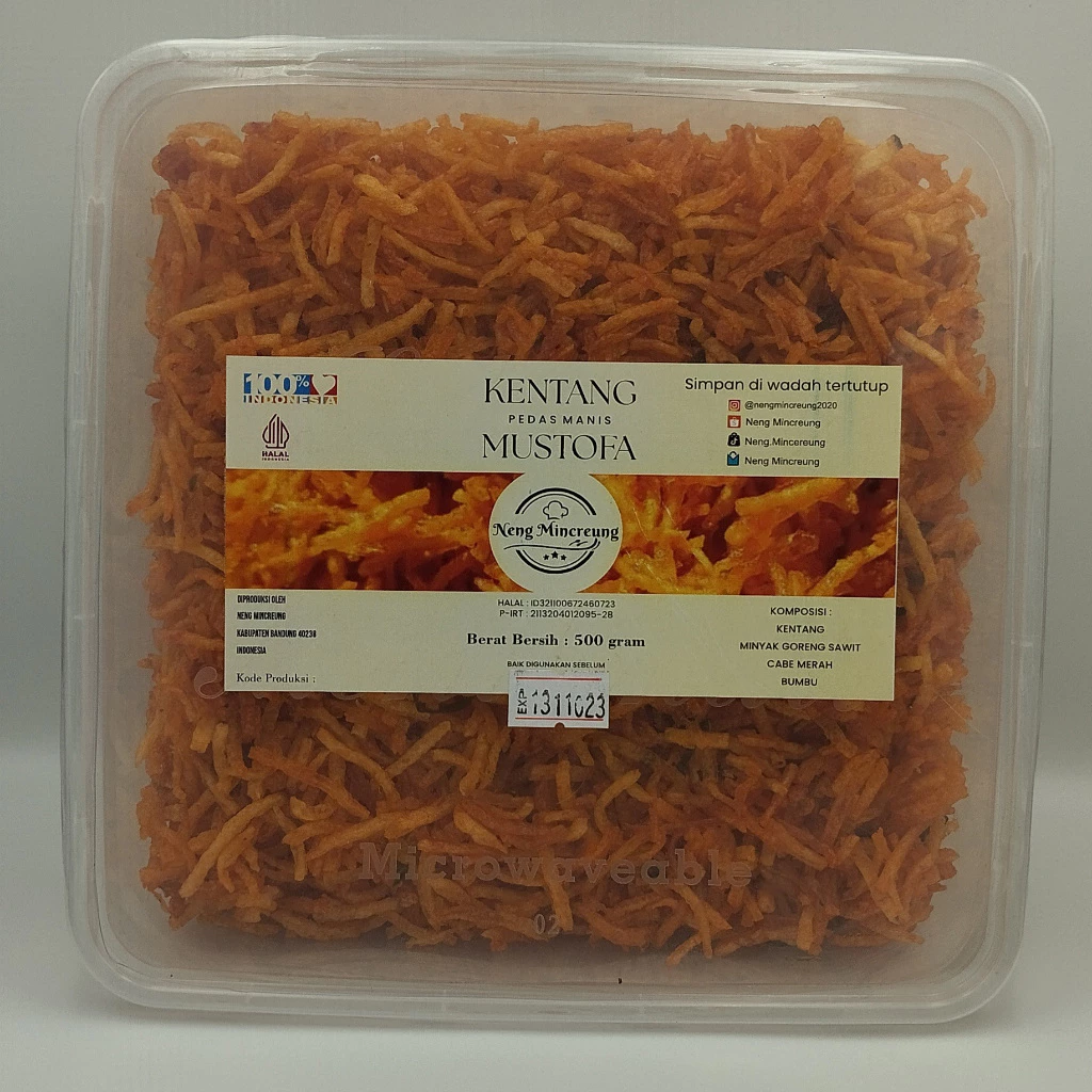 Kentang Mustofa Rasa Balado 500 gram